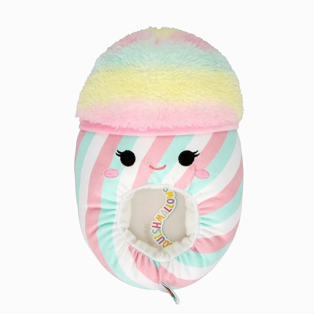 Squishmallow Slippers, Bevin The Snow Cone